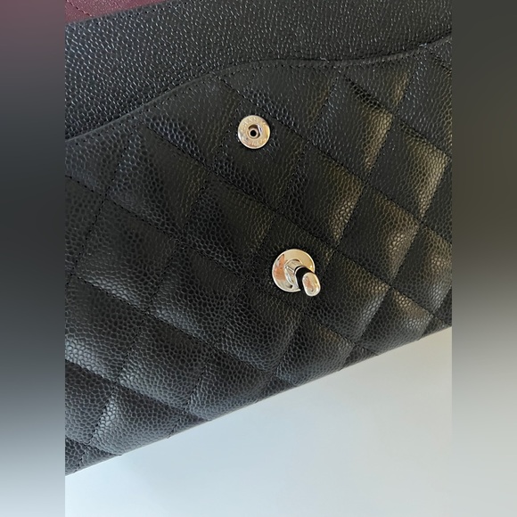 Chanel Classic Jumbo Flap Caviar Silver Hardware - Picture 8 of 8